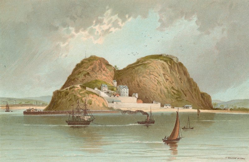 Dumbarton Castle by English School