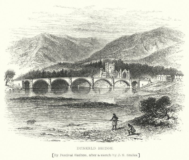 Dunkeld Bridge by English School