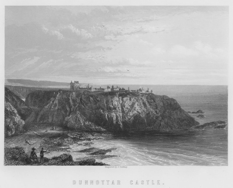Dunnottar Castle by English School