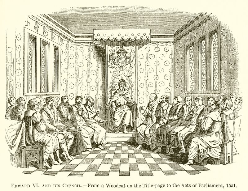 Edward VI and his Council by English School