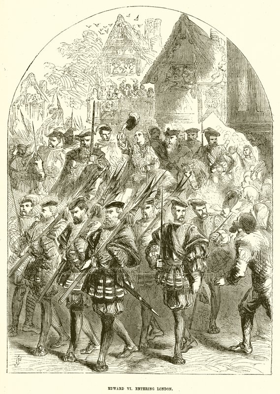 Edward VI Entering London by English School