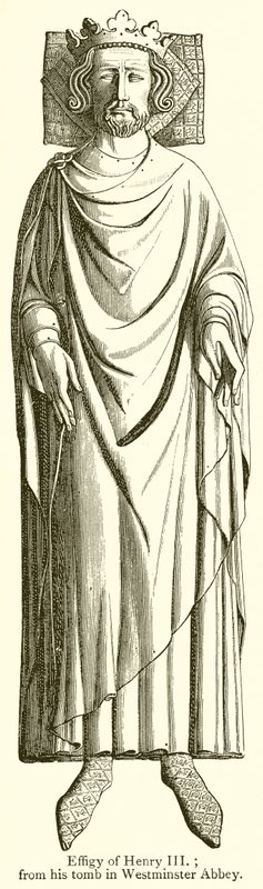 Effigy of Henry III by English School