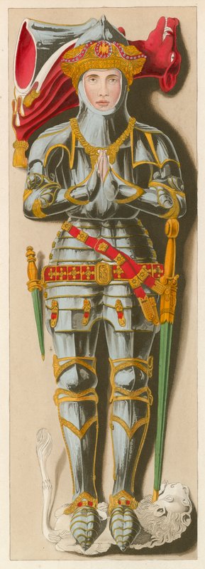 Effigy of Sir Richard Vernon by English School
