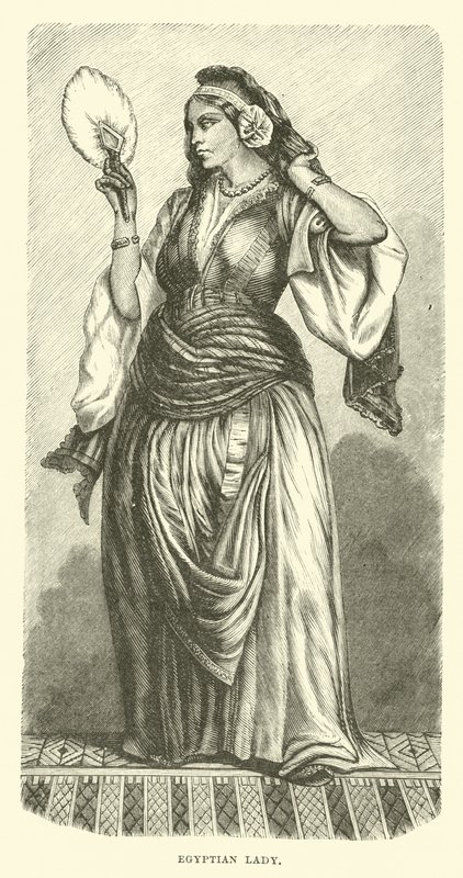 Egyptian Lady by English School