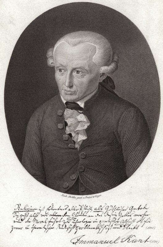 Emmanuel Kant by English School