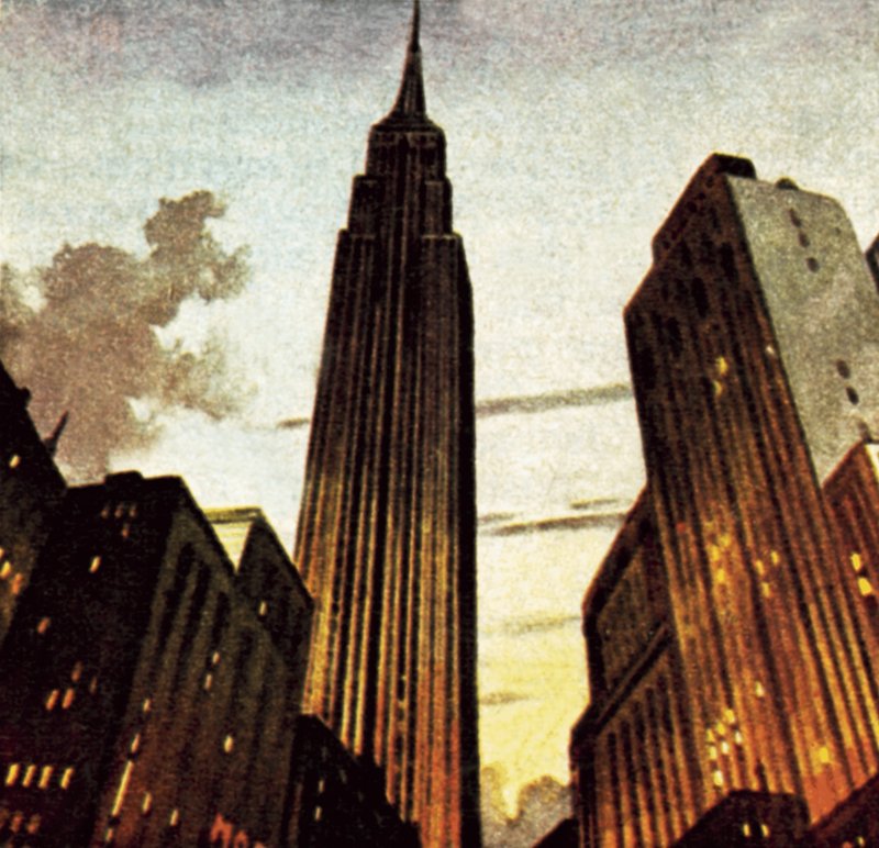 Empire State Building by English School