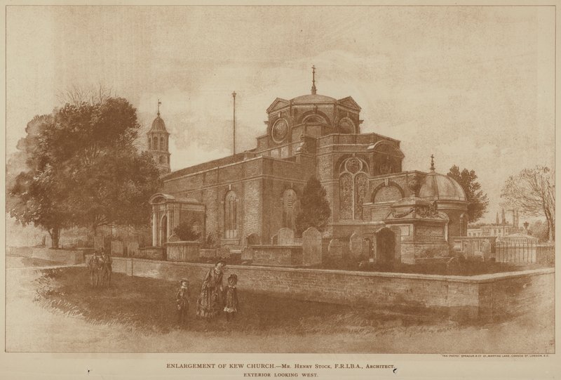 Enlargement of Kew Church by English School