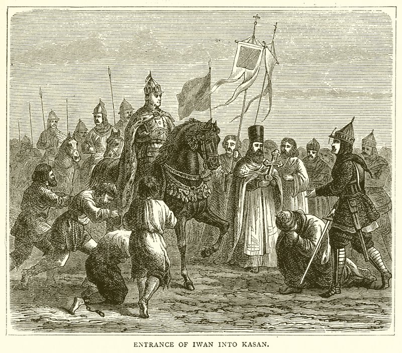 Entrance of Iwan into Kasan by English School
