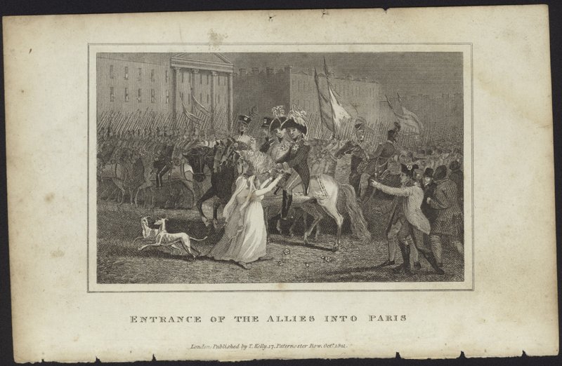 Entrance of the Allies into Paris by English School