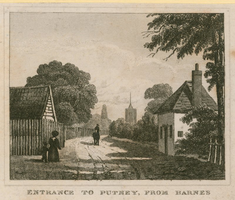 Entrance to Putney from Barnes by English School