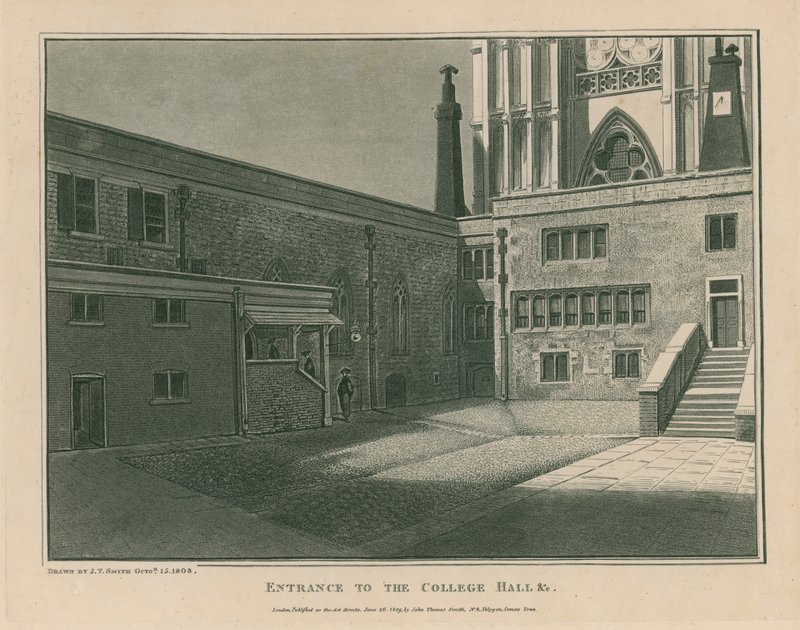 Entrance to the College Hall by English School