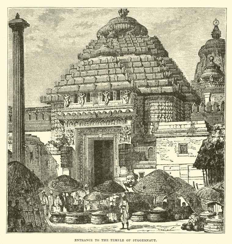 Entrance to the Temple of Juggernaut by English School