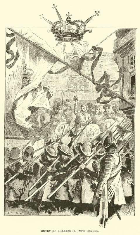 Entry of Charles II into London by English School
