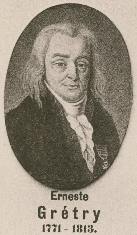 Erneste Gretry (engraving) by English School