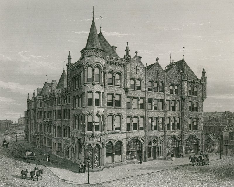 Estate Buildings by English School
