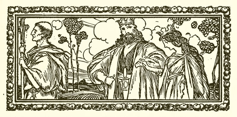 Ethelbert and Bertha by English School