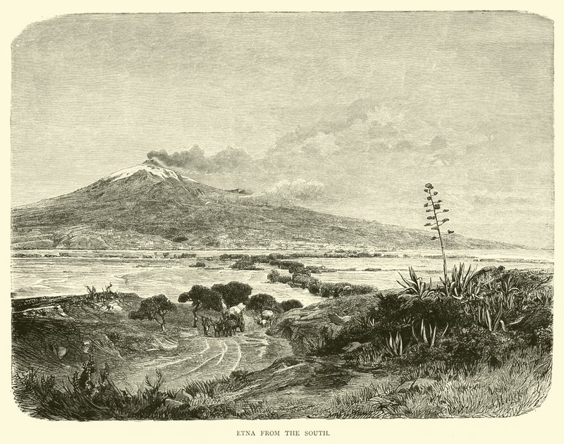 Etna from the South by English School
