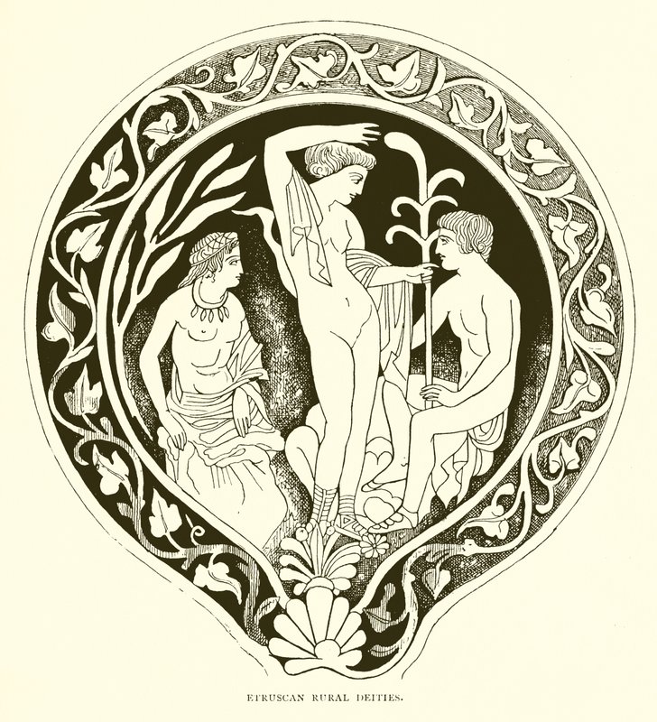 Etruscan Rural Deities by English School