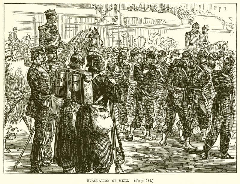 Evacuation of Metz by English School
