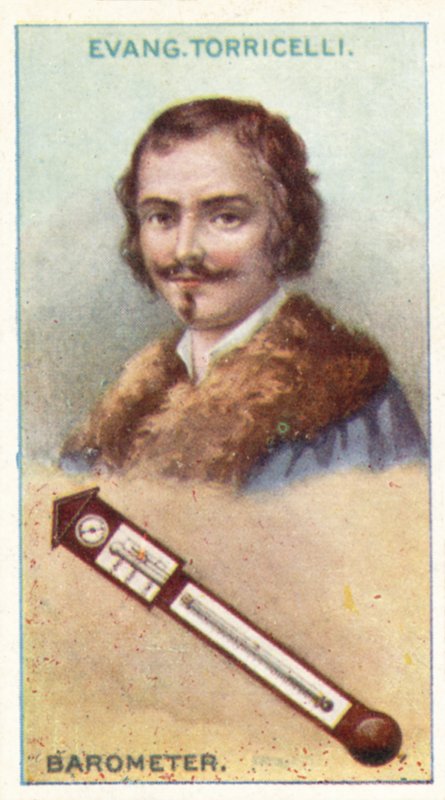Evang Torricelli, Barometer by English School