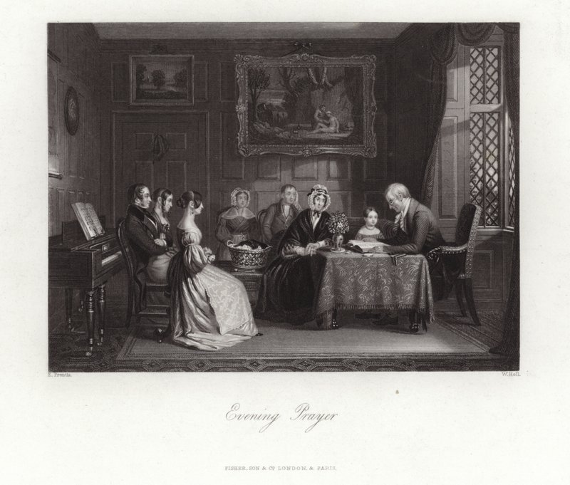 Evening Prayer by English School