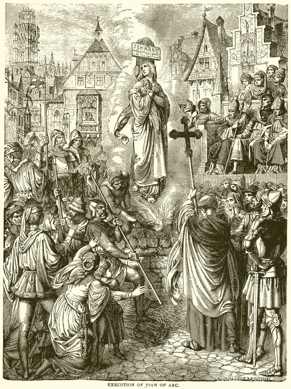 Execution of Joan of Arc by English School