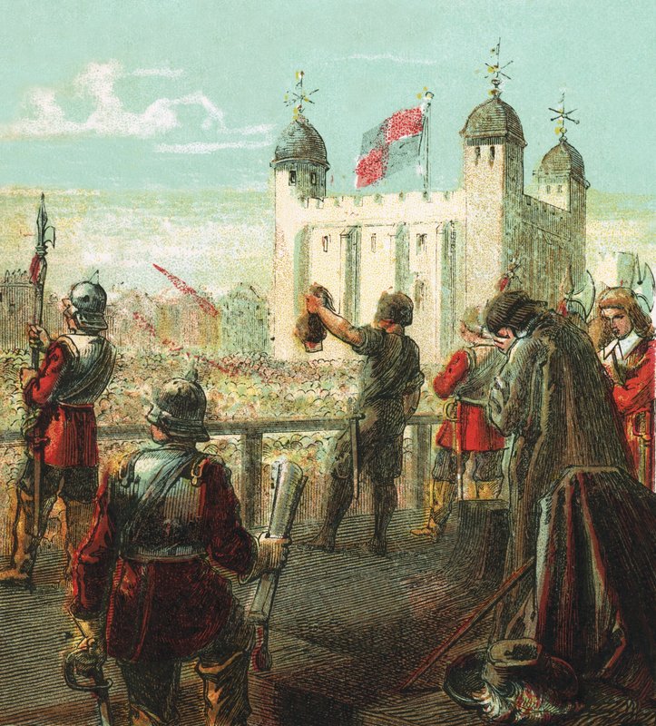 Execution of Lord Strafford by English School