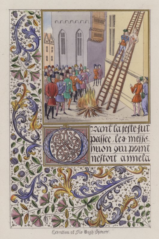 Execution of Sir Hugh Spencer by English School