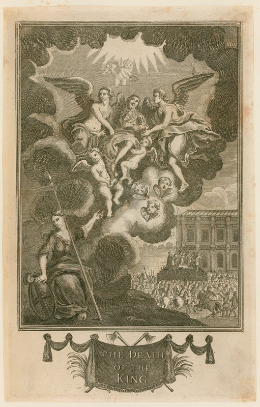 Execution of King Charles I at Whitehall by English School