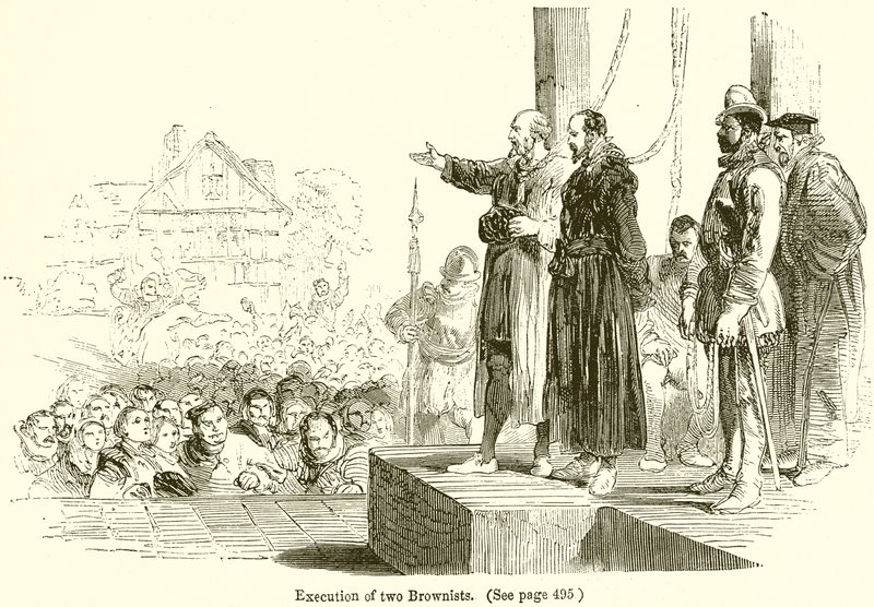 Execution of Two Brownists by English School