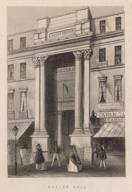 Exeter Hall, Strand by English School