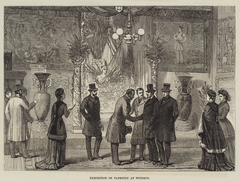 Exhibition of Tapestry at Windsor by English School