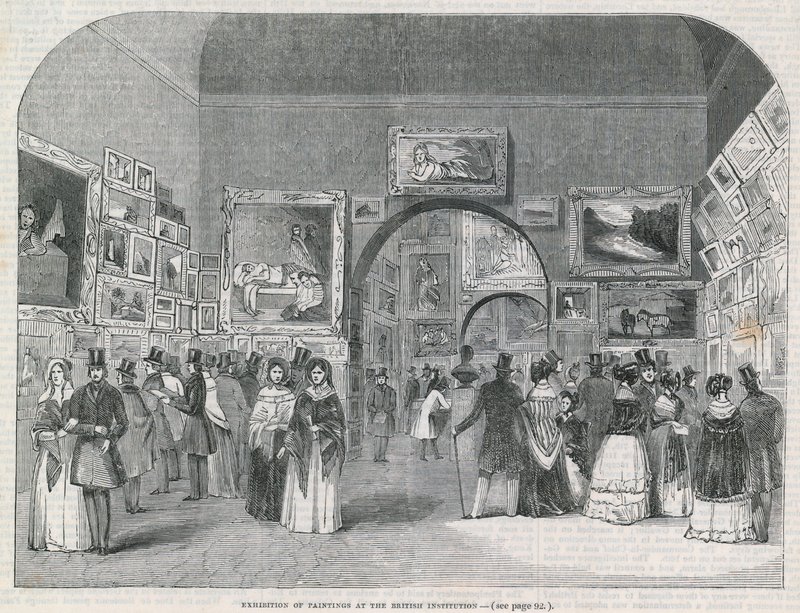 Exhibition of Paintings at the British Institution by English School