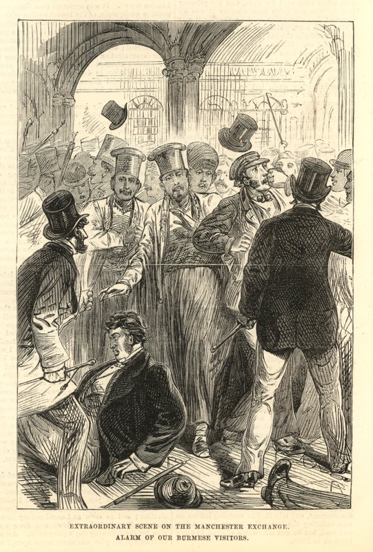 Extraordinary scene on the Manchester Exchange by English School