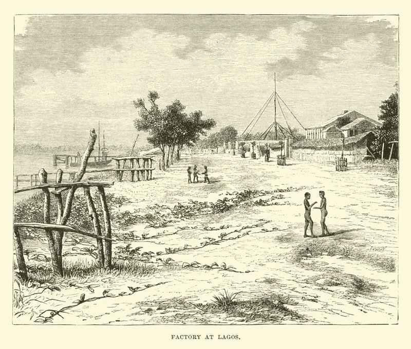 Factory at Lagos by English School