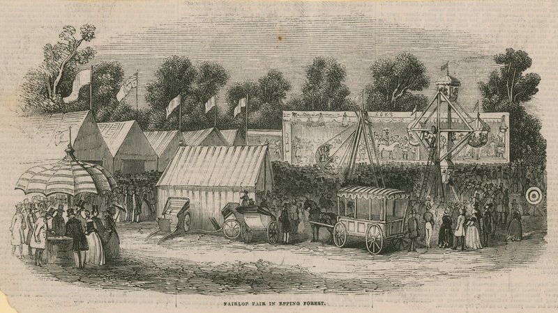 Fairlop Fair in Epping Forest by English School