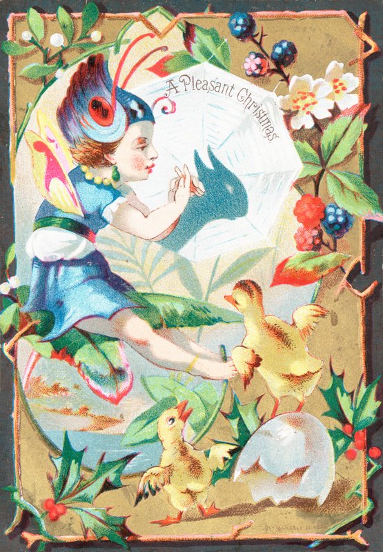 Fairy playing Shadows by English School