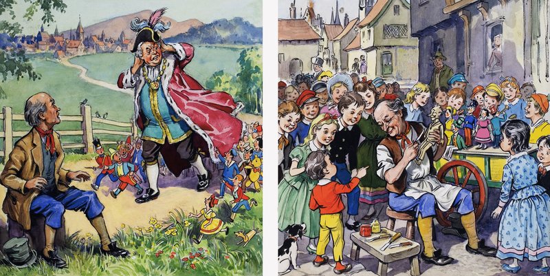 Fairy Tale Scenes by English School