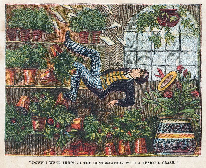 Falling Through the Conservatory Roof by English School