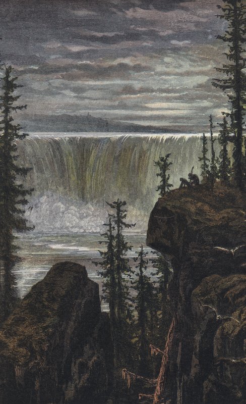 Falls of Niagara by English School