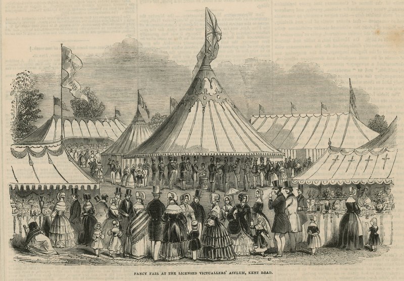 Fancy Fair at the Licensed Victuallers Asylum by English School