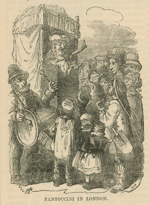 Fantoccini in London by English School