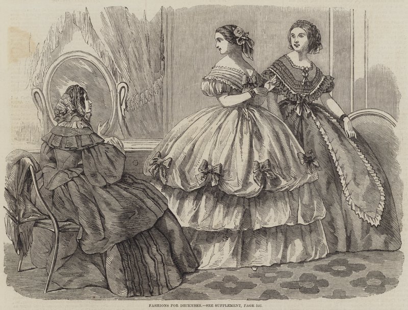 Fashions for December by English School