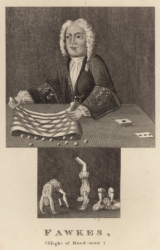 Fawkes, Slight of Hand-man by English School