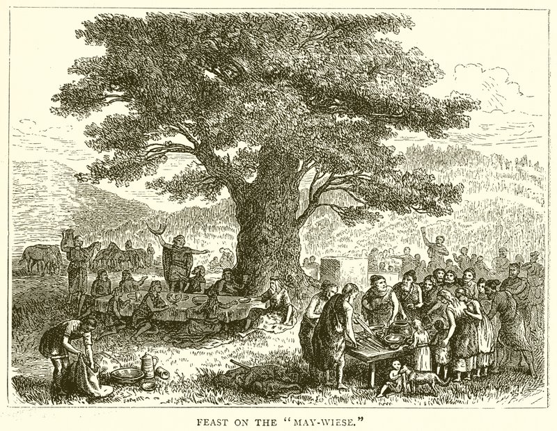 Feast on the May-Wiese by English School