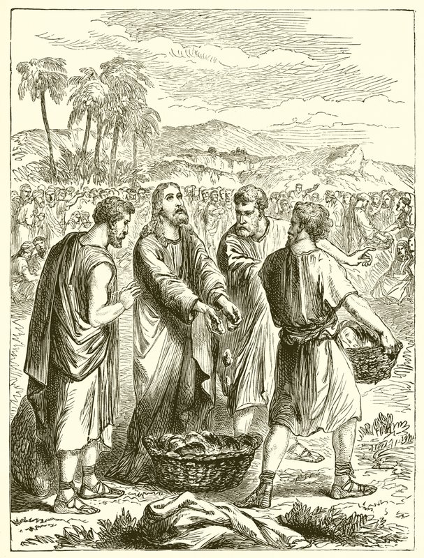Feeding Five Thousand by English School