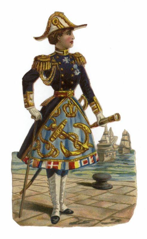 Female Admiral by English School