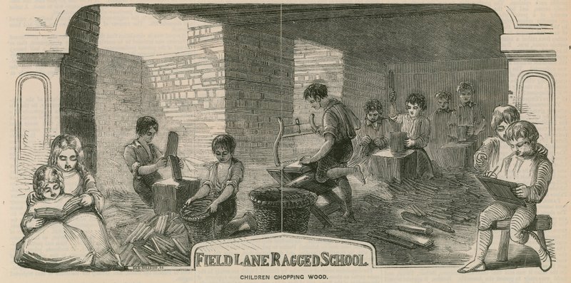 Field Lane Ragged School by English School