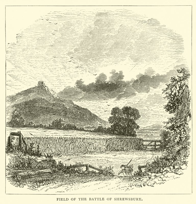 Field of the Battle of Shrewsbury by English School