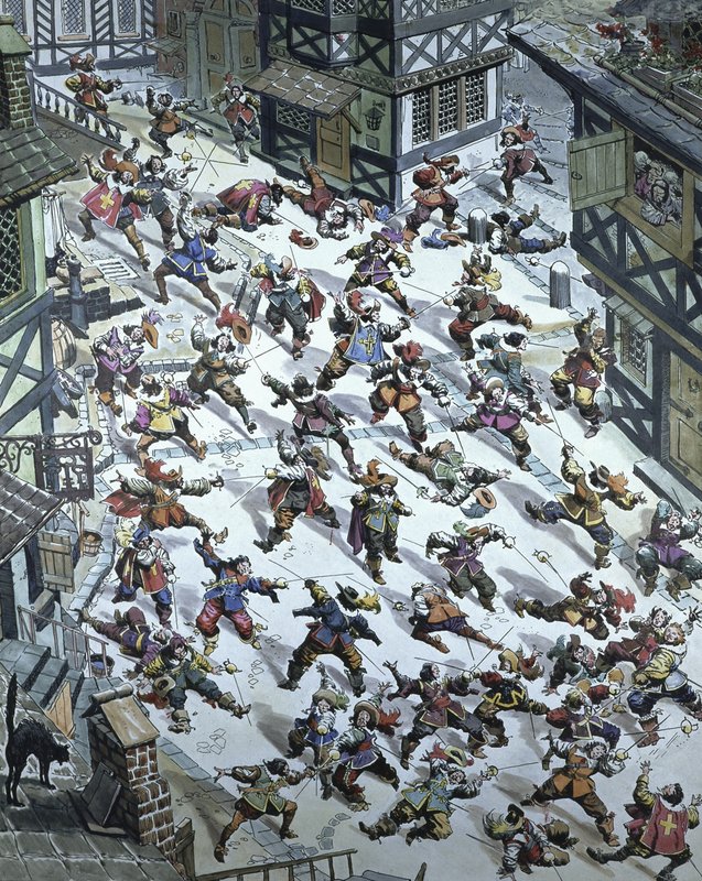 Fighting in the Street by English School